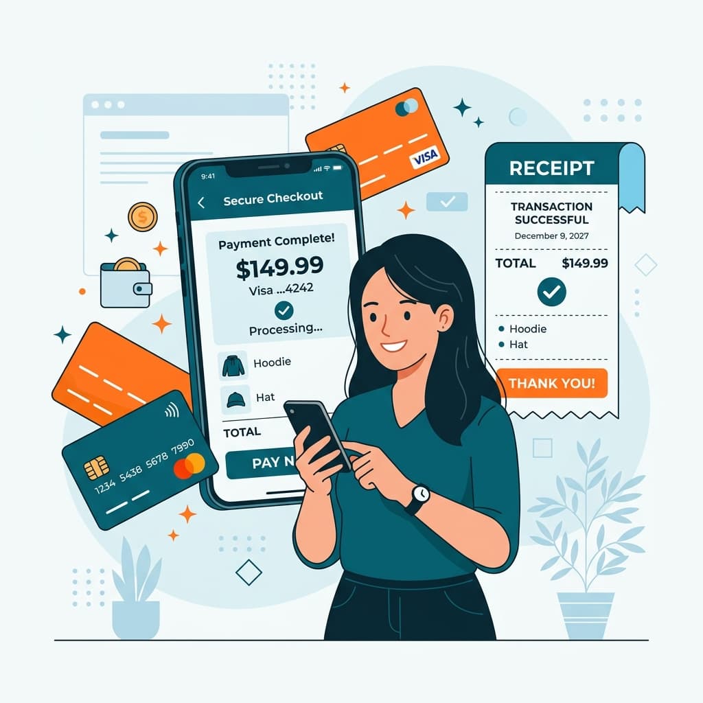 Code Collect Checkout App Interface